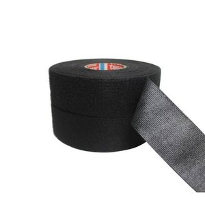 เทปผ้าเทปสายไฟรถยนต์ผ้าสักหลาดโพลีเอสเตอร์สีดํา <span class=keywords><strong>51618</strong></span> เทป PET สายไฟความร้อนสูง - Product Image 2