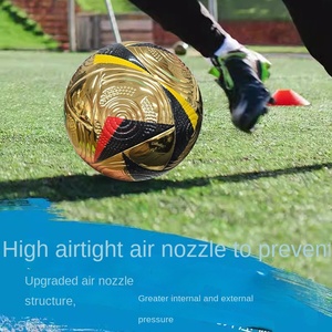 Ballon de football n°5 en cuir PU thermocollé, anti-explosion, pour la finale de la Coupe d'Europe - Product Image 4