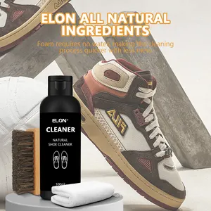 OEM ODM Wholesale Shoe Cleaner Eco-friendly 100+100ml Sneaker Cleaner Foam Waterproof Agent Shoe Cleaner With Brush And Towel