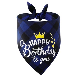 אביזרים לחיות מחמד סיטונאית מסיבה אישית שמח יום הולדת כלב בנדנה עם לוגו - Product Image 4
