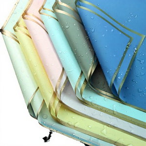 Custom Korean 2 Sides <b>Valentin</b> Day Flower Packaging Gift Waterproof flower <b>wrapping</b> <b>paper</b> Roll - Product Image 2