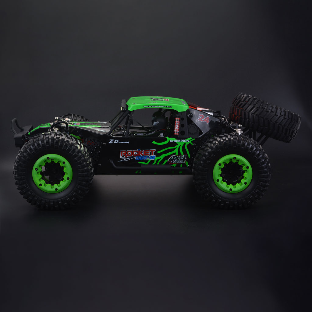 DBX-10 ZD Racing ROCKET 1/10 4WD 80 km/H 400m2.4Gブラシレス