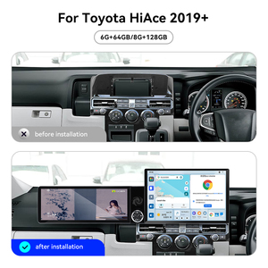 หน้าจอ Foforfor ขนาด 13.1 นิ้ว + 12.3 นิ้ว สำหรับรถยนต์โตโยต้า ไฮเอซ ปี 2019 ขึ้นไป รองรับ Wireless Carplay ระบบ Android 15 วิทยุติดรถยนต์ สเตอริโอ GPS นำทาง DSP <span class=keywords><strong>360</strong></span> 4G OEM - Product Image 5