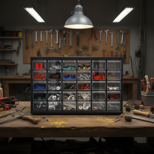 Gabinete de Almacenamiento de Herramientas Stanley con 30 Cajones, Organizado con Compartimentos Transparentes para Ferretería y Sujetadores - Product Image 3