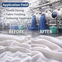 Agent adoucissant multifonctionnel auxiliaire textile pour la finition des tissus et les colorants textiles, inodore, pH neutre