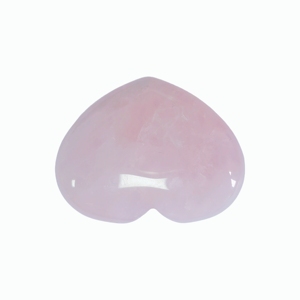 Mini pierre de quartz rose polie à la perfection en forme de cœur pour massage du visage, revitalisation de la peau, accessoire de bien-être - Product Image 5