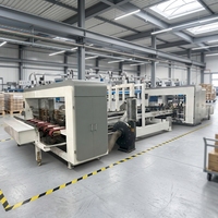 Machine automatique de pliage et de collage de cartons, machine de pliage et de collage de cartons ondulés