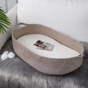 Cesta de Almacenamiento de Pañales <span class=keywords><strong>para</strong></span> Bebé de Tela Suave, <span class=keywords><strong>para</strong></span> Cómoda de Bebé, Cesta de Transporte Portátil <span class=keywords><strong>para</strong></span> Bebés - Product Image 5