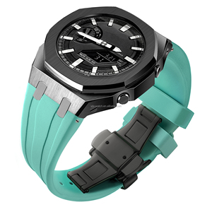 Mod Kit Oak Ga <strong>2100</strong> Watch Stainless Steel Watch Band Silicone Strap and Case for OAK <strong>G</strong> <strong>Shock</strong> Ga2100 Mod Kit - Product Image 5