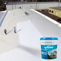 Revêtement acrylique imperméable résistant aux UV et réfléchissant la chaleur, forte adhérence, application facile pour les toits en béton et les murs extérieurs