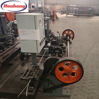 Máquina de Alambre de Púas de Alta Velocidad Totalmente Automática con PLC, Motor, Bomba y Rodamientos Duraderos para Fabricación Industrial de Cercas de Alambre Galvanizado