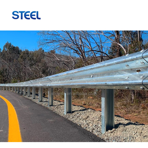 Fábrica Fabricante Zinc Steel Thrie Beam Guard Rail <span class=keywords><strong>Guardrail</strong></span> para Proteção Rodoviária Confiável em Rodovias - Product Image 3