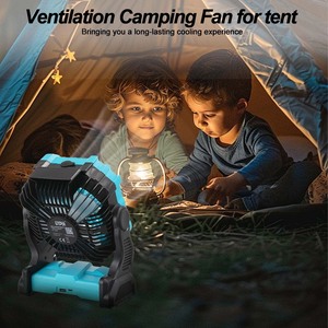 พัดลมตั้งโต๊ะพกพาขนาดเล็ก 6 นิ้ว รุ่น Winning Star Cross-Border Outdoor แบบพอร์ต Type-C/USB ใช้ไฟ DC5V - Product Image 2