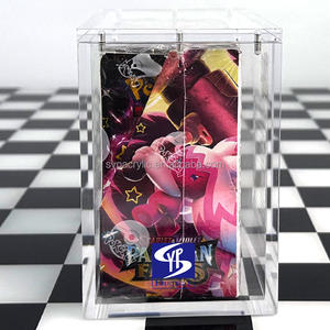 Boîte <span class=keywords><strong>de</strong></span> présentation en acrylique transparente personnalisée SYP <span class=keywords><strong>de</strong></span> 6 mm pour Pokémon - Anglais avec aimant puissant - Product Image 3
