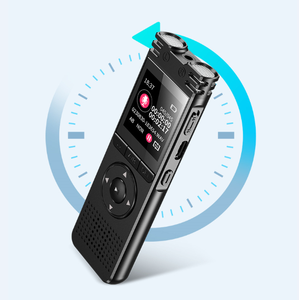 Grabación de una tecla Micrófono 6D Protección contra apagado Grabadora de Voz digital profesional para cumplir con la ley - Product Image 6