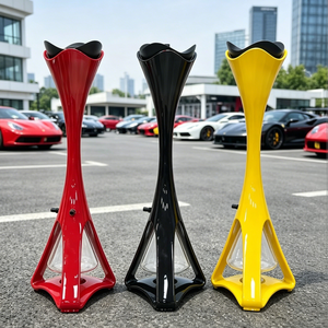 Acrylic 3 Colors Spherical <b>Hookah</b> Luxury Glass Base Russian Shisha Set LED Flame <b>Hookah</b> Portable <b>Hookah</b> In Stock - Product Image 3