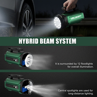 Arrancador de Coches Compacto de 4000A, Diseño Portátil, Bomba de Aire Integrada y Luz LED para Rescate de Vehículos al Aire Libre