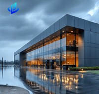 Entrepôt logistique en structure métallique préfabriquée, bâtiment industriel, bâtiment commercial, entrepôt en structure métallique