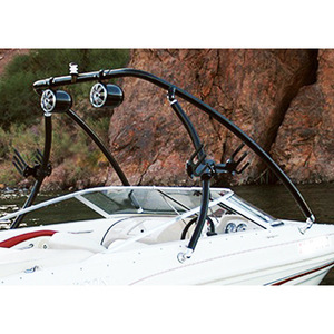 Origin Boat Wake Tower Owt I 57mm <b>Polished</b> <b>Black</b> For Surfing Waterskiing - Product Image 2