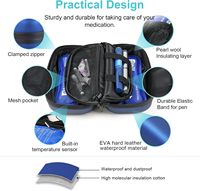 Sac isotherme de voyage médical pour médicaments diabétiques avec affichage de la température, idéal pour la survie en extérieur