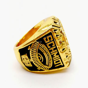 Bague de championnat de Philadelphie 1980 pour homme, plaquée or rose, alliage, cristal et strass, cadeau d'anniversaire, souvenir, collection - Product Image 3