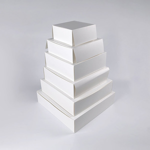 Boîte à gâteau PACKINWAY avec fenêtre en carton blanc personnalisable, 12*12*14, 14*14*16 pouces, idéale pour les mariages, les fêtes et les anniversaires - Product Image 2