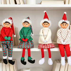 Déstockage Usine HATTY 2026 Jouets de Noël Verts Adorables Cadeaux Garçon Fille Ornements Doux en Peluche Écologiques Imperméables Décorations de Noël - Product Image 3