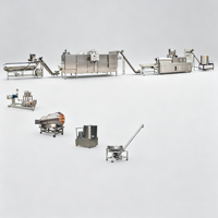 Nieuwe commerciële snackvoedsel extruder machine automatische snackproductielijn hoge efficiëntie roestvrijstalen extruder fabrikant