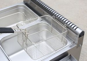 Freidora profunda doble de Gas comercial <span class=keywords><strong>Precio</strong></span> de tipo de Gas Tienda de alimentos <span class=keywords><strong>2</strong></span> tanques <span class=keywords><strong>2</strong></span> canastas Freidoras <span class=keywords><strong>Precio</strong></span> barato - Product Image 2