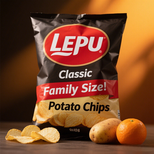 Sac d'emballage scellé au dos en PET VMCPP, résistant à l'humidité, pour chips et aliments soufflés, sac alimentaire à haute barrière d'oxygène - Product Image 1