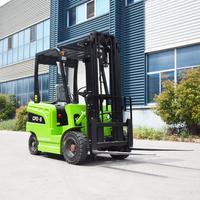 Pengiriman Cepat Baiyijie CPD-20 2-3 Ton 4-6 Meter Tinggi Angkat Forklift Listrik Baterai Lithium Portabel Baru Ban Solid