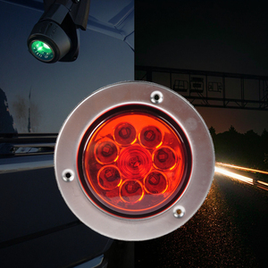 Sistema de iluminación automática de nuevo diseño, luces traseras Led para remolque, señal impermeable, pista de giro, luces traseras Led redondas de 4 pulgadas - Product Image 3