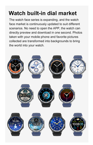Reloj Inteligente DT Watch <span class=keywords><strong>X</strong></span> con Pantalla AMOLED, Reproductor de Música y Video, 4GB de Memoria, Resistente al Agua, Diseñ<span class=keywords><strong>o</strong></span> Redondo y Correa Intercambiable - Product Image 6