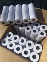 Papier thermique pour caisse enregistreuse MX de haute qualité, écologique, 57x30mm, monocouche, sans BPA, impression personnalisable