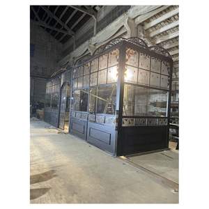 Prima Bon Prix en gros Usine Automatique double vitrage extérieur autoportante en fer forgé Véranda véranda - Product Image 6