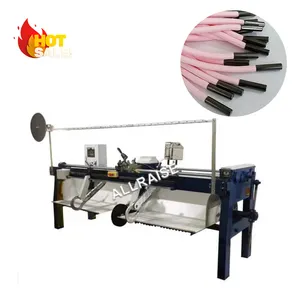 US800 Automatic Handle Gift Paper Bag Rope Cord Shoelace Head Tipping Making Machine