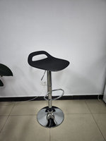 Chaise de bar pivotante en plastique, design moderne, pour salon