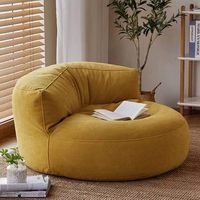 Pouf doux en forme de lune pouf fauteuil paresseux canapé salon meubles pouf housse de chaise