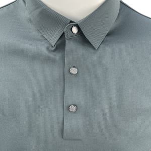 Polo de manga corta con cuello levantado sin costuras de gama alta de talla grande, Polo de golf informal multicolor, camisetas - Product Image 5