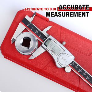 CHIXI 150mm digitale schuifmaat van roestvrij staal, nauwkeurigheid +/-0,02 mm, 3 jaar garantie voor microblading wenkbrauwdikte - Product Image 3