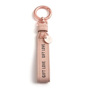 High Quality Luxury Brown Bling Diamond PU Leather Car Motorcycle Keychain <b>Key</b> <b>Chains</b> - Product Image 1