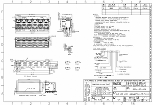 Hax יציב ביצועים 8804 8p8c 2*6 מגן w/emi tab w/led pin <span class=keywords><strong>rj45</strong></span> מחבר