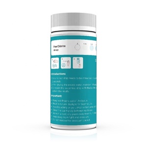 Tiras Reactivas para <span class=keywords><strong>Cloro</strong></span> Libre, Kit de Detección de <span class=keywords><strong>Cloro</strong></span> Precisa en 30 Segundos, Sustrato Plástico, 100 Tiras para Uso Doméstico y Comercial - Product Image 6