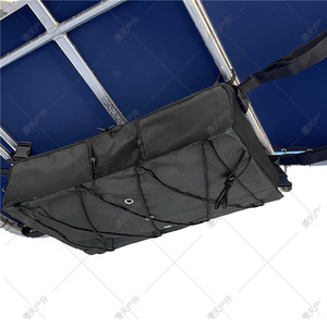 Bolsa de almacenamiento para techo de barco de gran capacidad, tipo gancho negro, rectangular, de poliéster, multiusos, para viaje - Product Image 4
