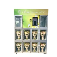 Distributeur automatique de fleurs intelligent avec système de refroidissement, distributeur floral en libre-service pour centres commerciaux et rues