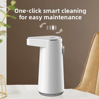 Distributeur de savon automatique mural sans contact pour hôtel, mini bouteille de liquide rechargeable durable de 300 ml, capteur, mousse