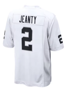 Venta al por Mayor de Camisetas de Fútbol Americano Cosidas para Hombre # 18 Williams # 34 Payton # 84 Loveland 100% Poliéster con Transferencia de Calor - Product Image 2