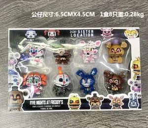 HY Jeu <span class=keywords><strong>de</strong></span> construction miniature DIY Five Nights at <span class=keywords><strong>Freddy</strong></span>'s (FNAF) avec figurines Foxy, Spintraft <span class=keywords><strong>Freddy</strong></span>, Bonnie, Chica, Bunny, thème film d'horreur - Product Image 6