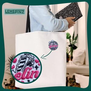 Si j'avais des sentiments, ils seraient pour toi - Patch brodé squelette thermocollant de 3 pouces pour chapeaux et vêtements - Product Image 3