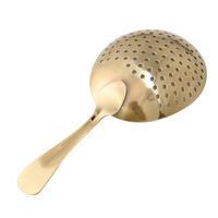 RTS Style populaire en acier inoxydable 304 Barware Julep passoire miroir barre outils filtre cuillère barre accessoires barre passoire